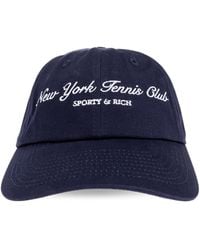 Sporty & Rich - Baseball Cap From The 'Tenis Club' Collection - Lyst