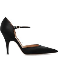 Gianvito Rossi - Satin Heeled Shoes "Sofia" - Lyst