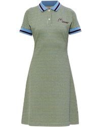 Marni - Dress With A Checkered Pattern - Lyst