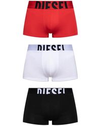 DIESEL - Three-Pack Of Boxers Umbx-Damienthreepack-5 - Lyst
