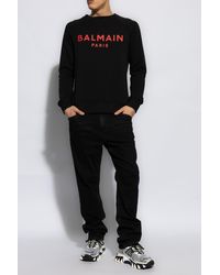 Balmain - Sweatshirt With Logo, ' - Lyst