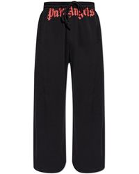 Palm Angels - Sweatpants With Logo - Lyst