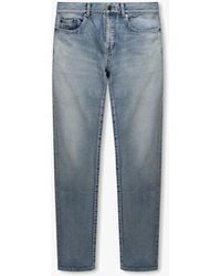 Saint Laurent - Jeans With Tapered Legs - Lyst