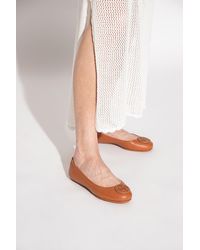 Brown Ballet flats and ballerina shoes for Women | Lyst