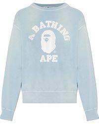 A Bathing Ape - Sweatshirt With Logo - Lyst