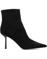 Le Silla - Suede Heeled Ankle Boots 'Bella' - Lyst