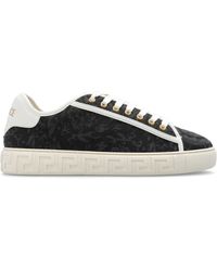 Versace - Greca Canvas Sneaker - Lyst
