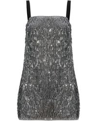 Dolce & Gabbana - Sequin Dress With Straps - Lyst