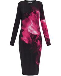 Versace Jeans Couture - Dress With Long Sleeves - Lyst