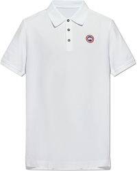 Canada Goose - Polo With Logo Patch - Lyst