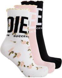 DIESEL - Three-Pack Of Socks 'Skw-Lolita-3Pack' - Lyst
