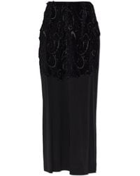 Maison Margiela - Skirt With Decorative Embroidery - Lyst