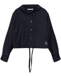 Acne Studios - Wool Jacket With Hood - Lyst