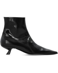 Marni - Leather Heeled Ankle Boots - Lyst