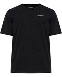 Off-White c/o Virgil Abloh - T-Shirt With Printed Logo - Lyst