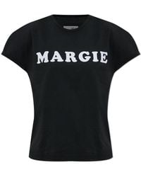 MM6 by Maison Margiela - T-Shirt With Logo - Lyst