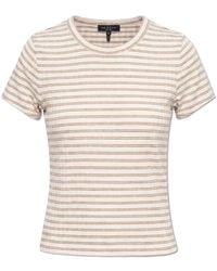 Rag & Bone - T-Shirt With A Striped Pattern - Lyst