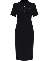 Moncler - Dress With Logo Patch - Lyst