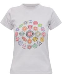 Balenciaga - T-Shirt With Colorful Print - Lyst