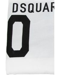 DSquared² Branded Towel - White