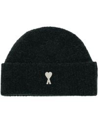 Ami Paris - Cap With Embroidered Logo - Lyst