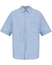 American Vintage - Denim Short-Sleeve Shirt - Lyst
