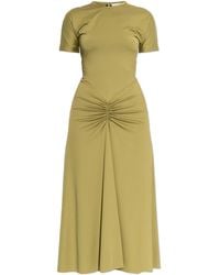 Victoria Beckham - Dress With Decorative Draping - Lyst