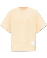 Jil Sander - + Sweatshirt With Short Sleeves, - Lyst