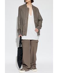 Rick Owens - Leather 'Bomber' Jacket - Lyst