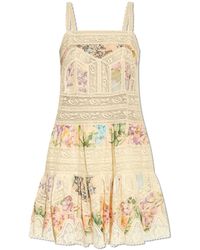 Zimmermann - Floral Pattern Dress, - Lyst