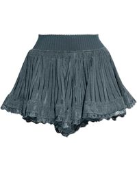 Alaïa - Shorts With Skirt - Lyst