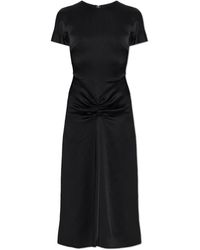 Victoria Beckham - Asymmetrical Dress With Draping - Lyst