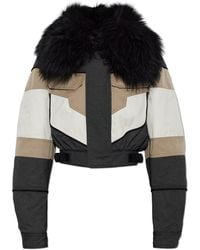 DSquared² - Jacket Made Of Mixed Materials - Lyst