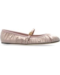 Dolce & Gabbana - Satin Ballet Flats - Lyst