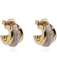 Kate Spade - Earrings With Shimmering Crystals - Lyst