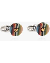 Paul Smith - Logo-Engraved Cufflinks - Lyst