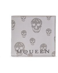 McQueen - Foldable Wallet With Logo - Lyst