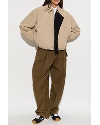 Loewe - Jacket With Decorative Insert By The Zipper - Lyst