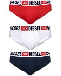 DIESEL - Three-Pack Briefs 'Umbr-Andrethreepack' - Lyst
