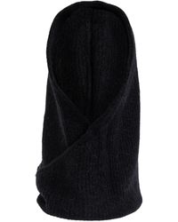 Ganni - Wool Hood With Ties - Lyst