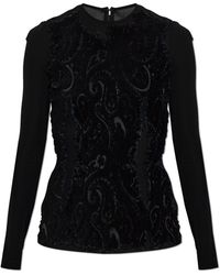 Maison Margiela - Top With Lace Appliqué - Lyst
