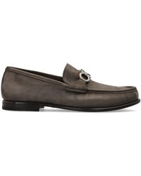 Ferragamo - "Avril" Suede Loafers - Lyst
