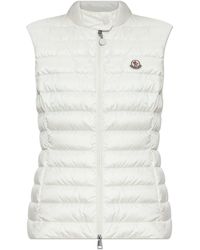 Moncler - Down Vest With Stand-Up Collar - Lyst