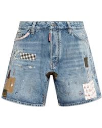 DSquared² - 'Boxer' Denim Shorts - Lyst