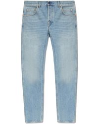 Gucci - Jeans With Pocket Appliqués, - Lyst