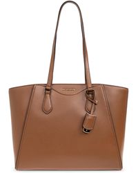 MICHAEL Michael Kors - Rectangular Leather Shopper Tote Bag - Lyst