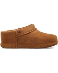 UGG - Suede 'Enwrap Clog' Wedge Shoes - Lyst