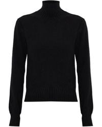 Ami Paris - Cashmere Turtleneck With Embroidered Logo - Lyst