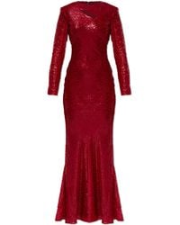 Self-Portrait - Dress With Lurex Thread - Lyst