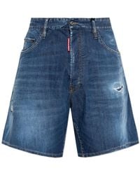 DSquared² - 'Boxer' Denim Shorts - Lyst